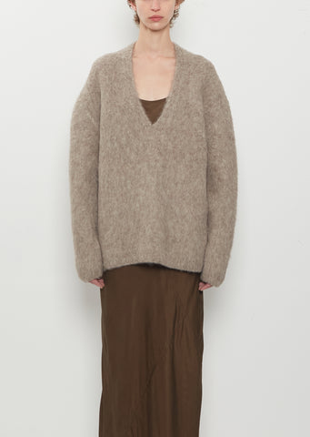 Brushed V-Neck Sweater