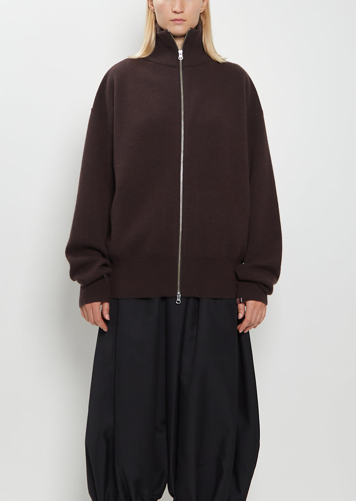 n°319 Xtra Out Cashmere Cardigan — Dark Brown