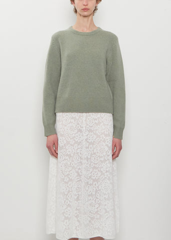 n°430 Jeanne Cashmere Crewneck — Hemlock