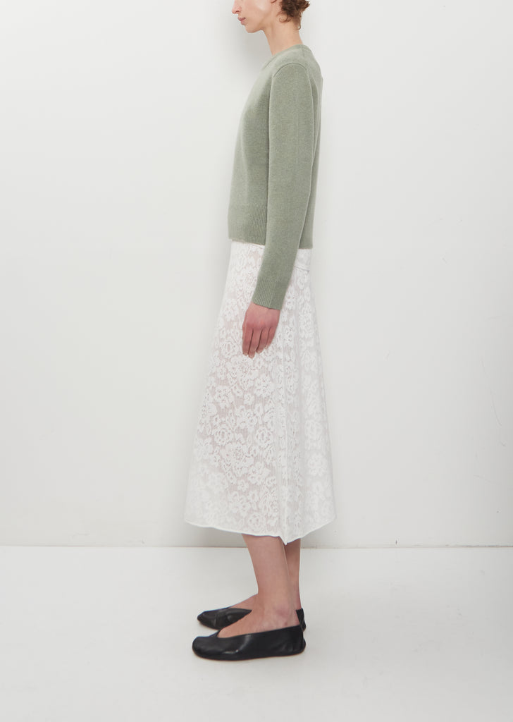 n°430 Jeanne Cashmere Crewneck — Hemlock