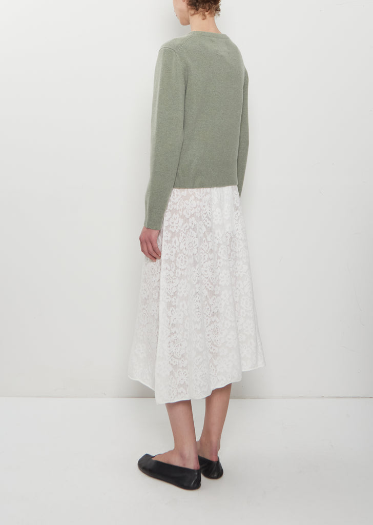 n°430 Jeanne Cashmere Crewneck — Hemlock