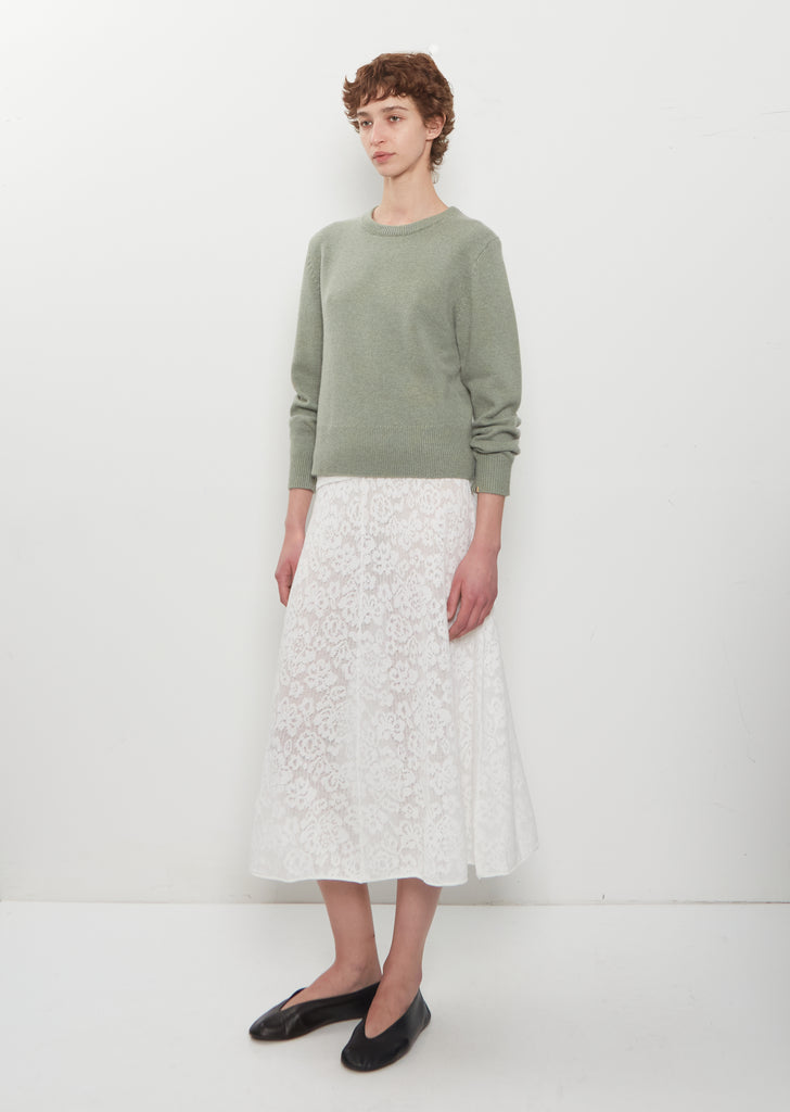 n°430 Jeanne Cashmere Crewneck — Hemlock