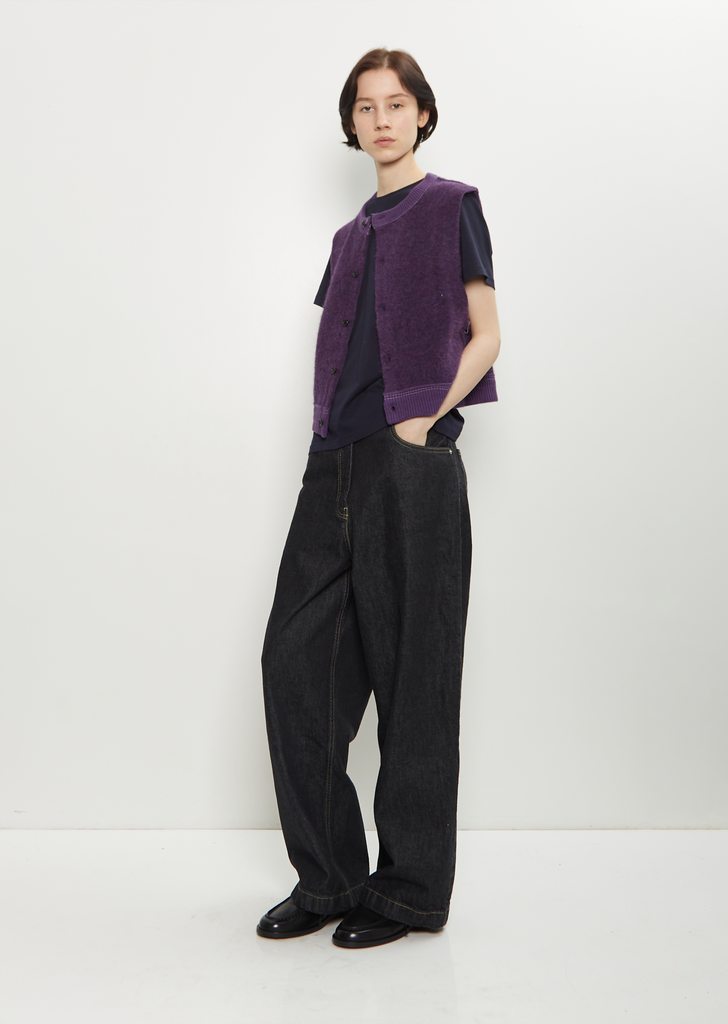 Alpaca Cropped Vest