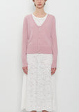 n°511 Dorothea Cashmere Scoop Neck Cardigan — Rosa