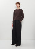 n°430 Jeanne Cashmere Crewneck — Dark Brown