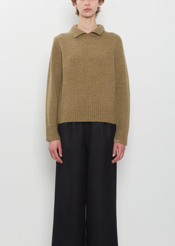 n°513 Jo Cashmere Ribbed Polo Pullover