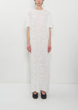 n°521 Spell Lace Cotton Cashmere Dress — Snow