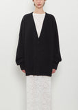 n°517 Simo Cashmere V-Neck Cardigan — Raven