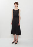 n°523 Kelly Lace Cashmere Skirt — Raven