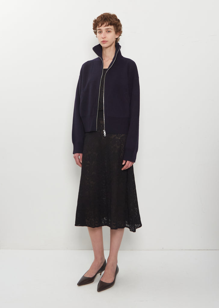 n°385 Xtra Cute Cashmere Zip Cardigan