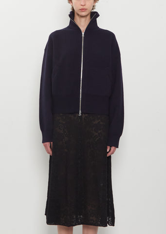 n°385 Xtra Cute Cashmere Zip Cardigan