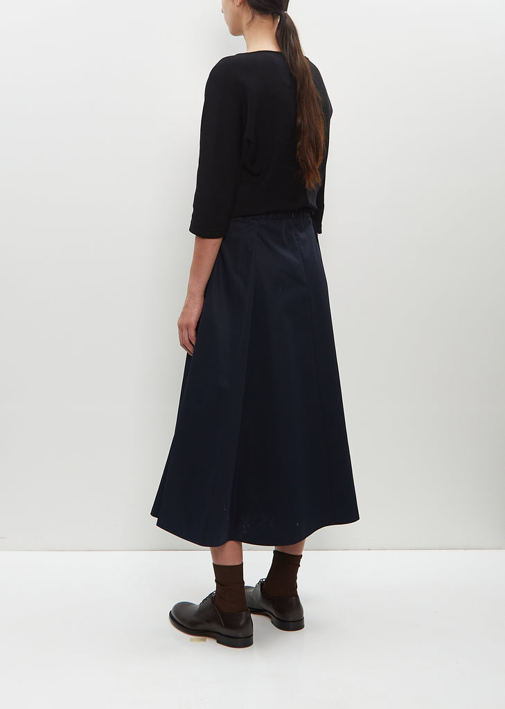 Technical Cotton Celebrate Flare Skirt — Moon Night