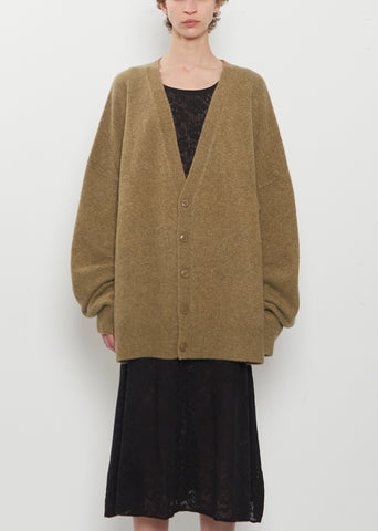 n°517 Simo Cashmere V-Neck Cardigan — Hunter
