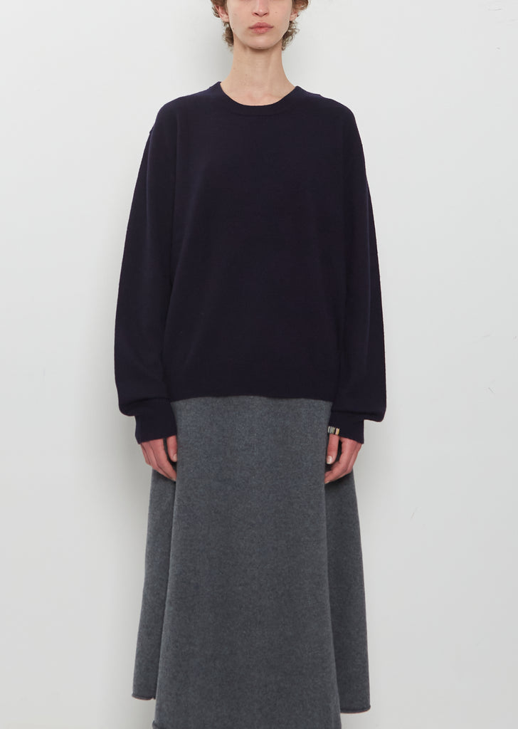 n°397 Bis Cashmere Crewneck — Navy