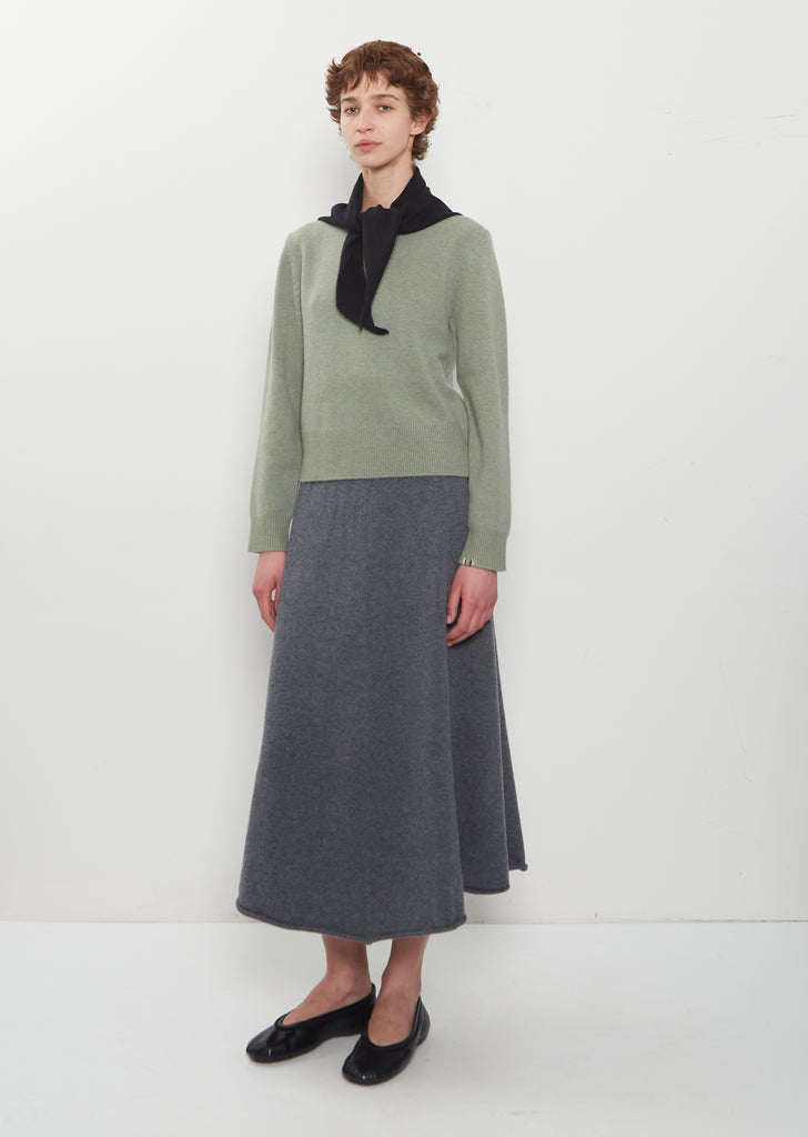 n°35 Bandana Cashmere Scarf — Raven
