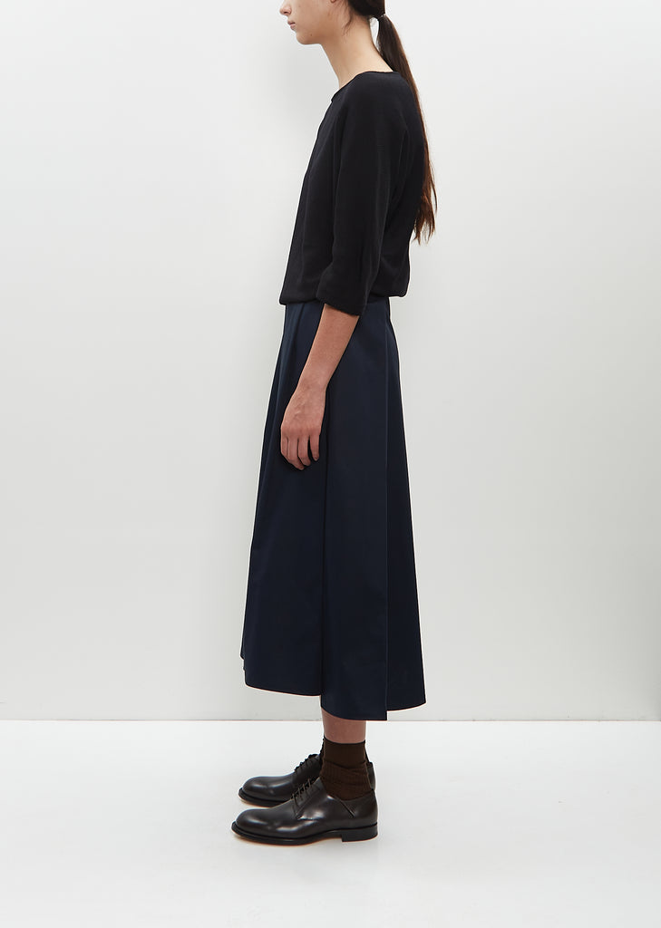 Technical Cotton Celebrate Flare Skirt — Moon Night