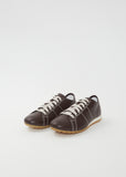 Flint Leather Sneaker — Tobacco