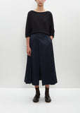 Technical Cotton Celebrate Flare Skirt — Moon Night