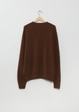 Merino Cashmere Seamless Sweater — Chestnut