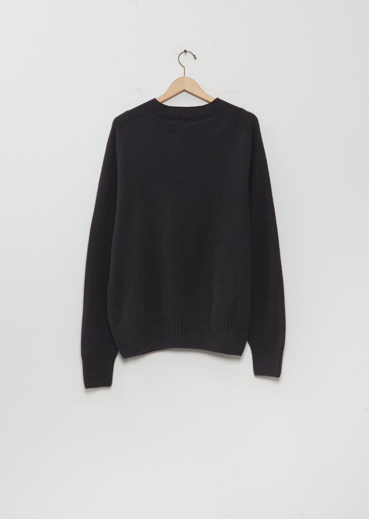 Merino Cashmere Seamless Sweater — Ash