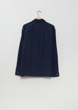 Indigo Poplin Two Pocket Shirt