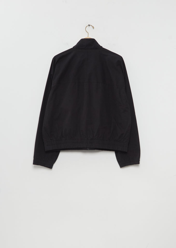 Crisp Cotton Poplin Track Jacket