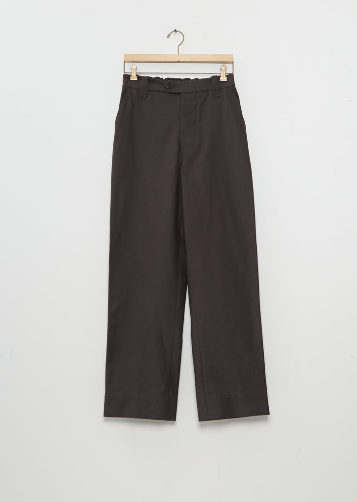 Cotton Drill Relaxed Trousers