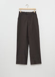 Cotton Drill Relaxed Trousers