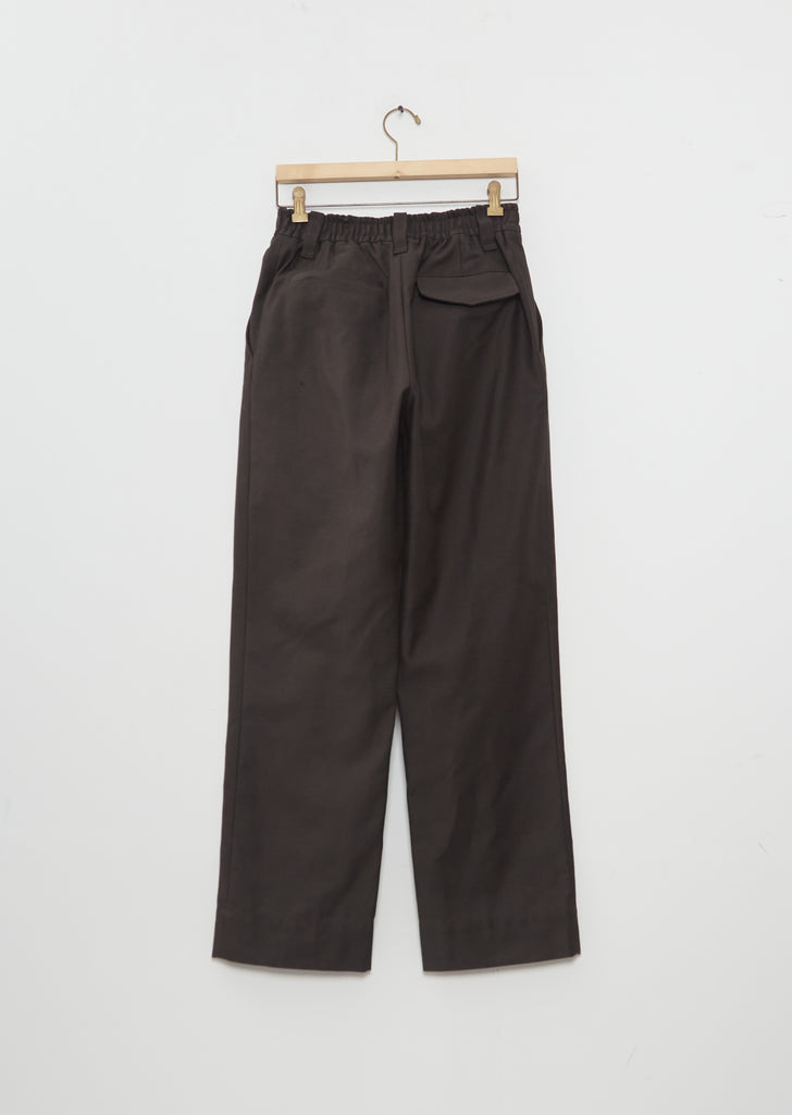 Cotton Drill Relaxed Trousers