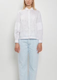 Swing Garden Embroidered Cotton Silk Shirt