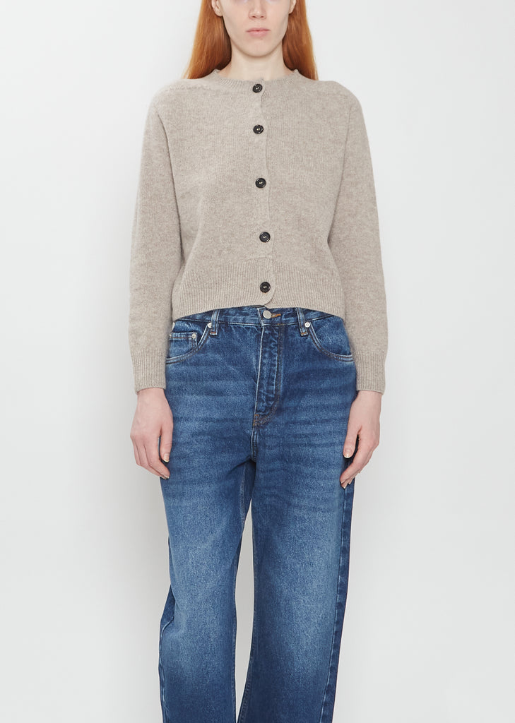 Small Crew Neck Cardigan