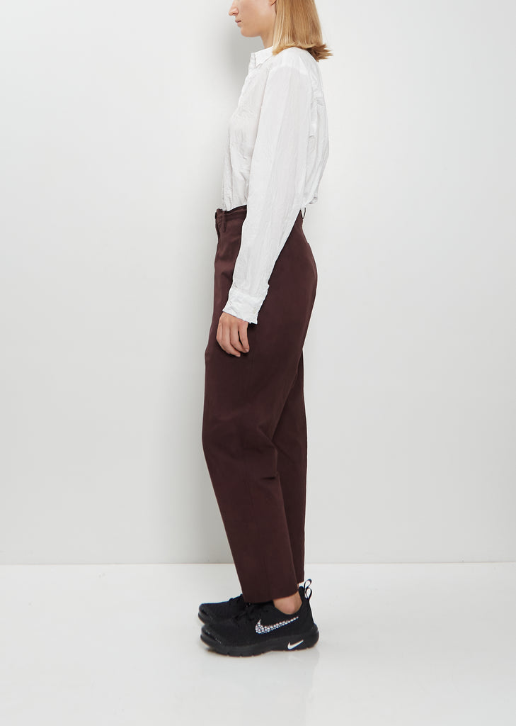 Cotton Wool Tapered Pants