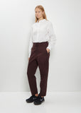 Cotton Wool Tapered Pants