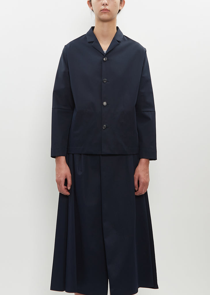 Technical Cotton Special Paneled Jacket — Moon Night