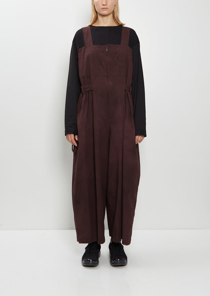 Oversized Cotton Wool Overalls