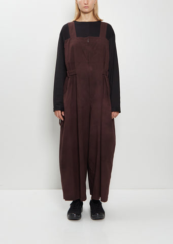 Oversized Cotton Wool Overalls