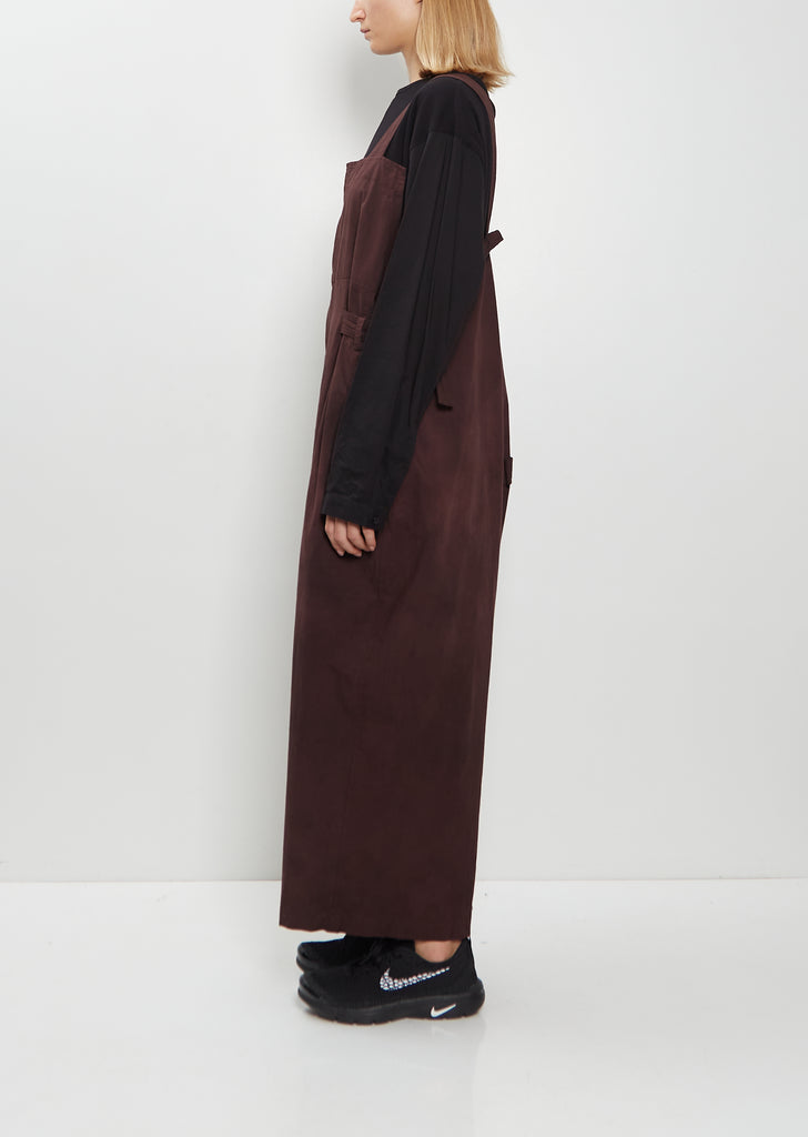 Oversized Cotton Wool Overalls