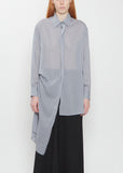 Tuck and Drape Cellulose Lawn Blouse