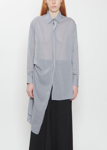 Tuck and Drape Cellulose Lawn Blouse