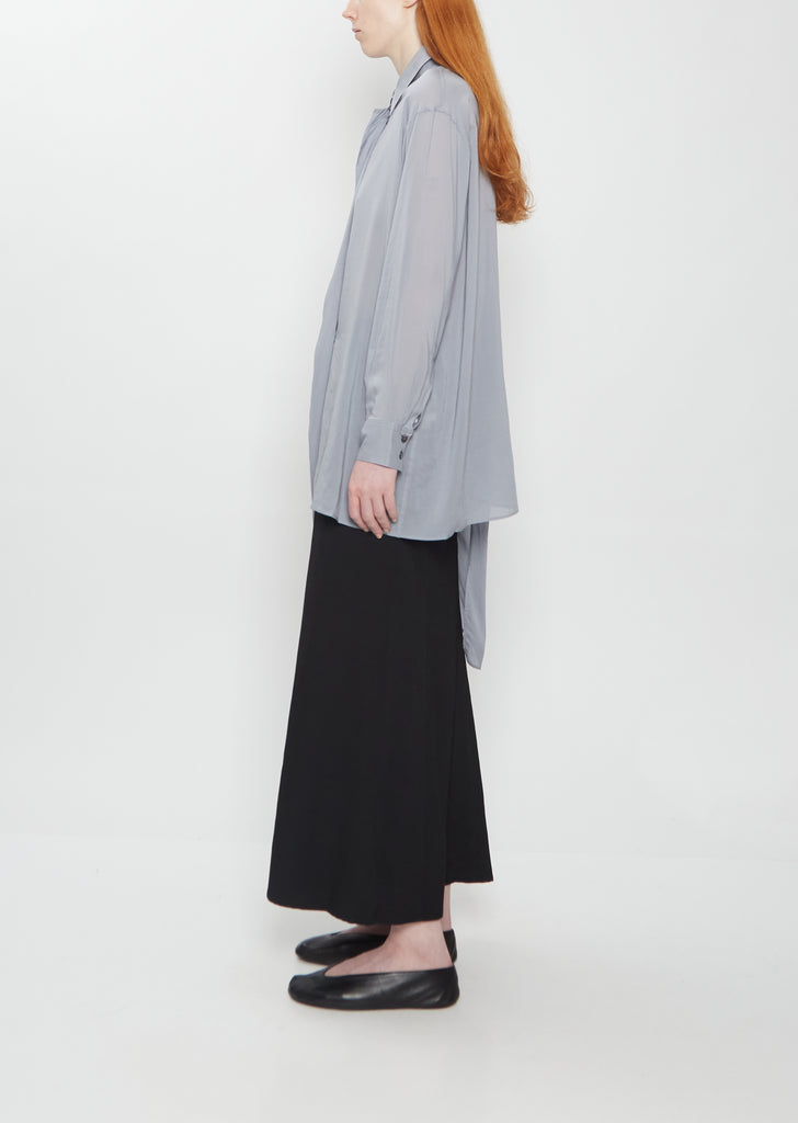 Tuck and Drape Cellulose Lawn Blouse