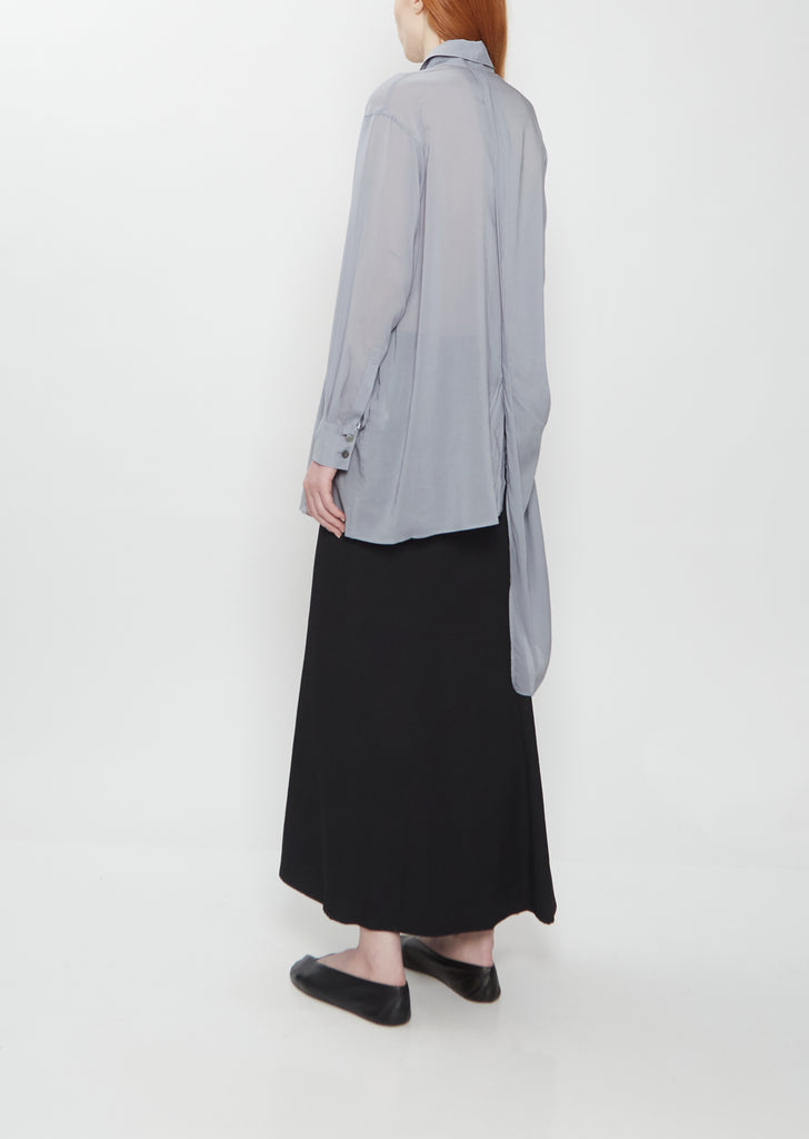 Tuck and Drape Cellulose Lawn Blouse