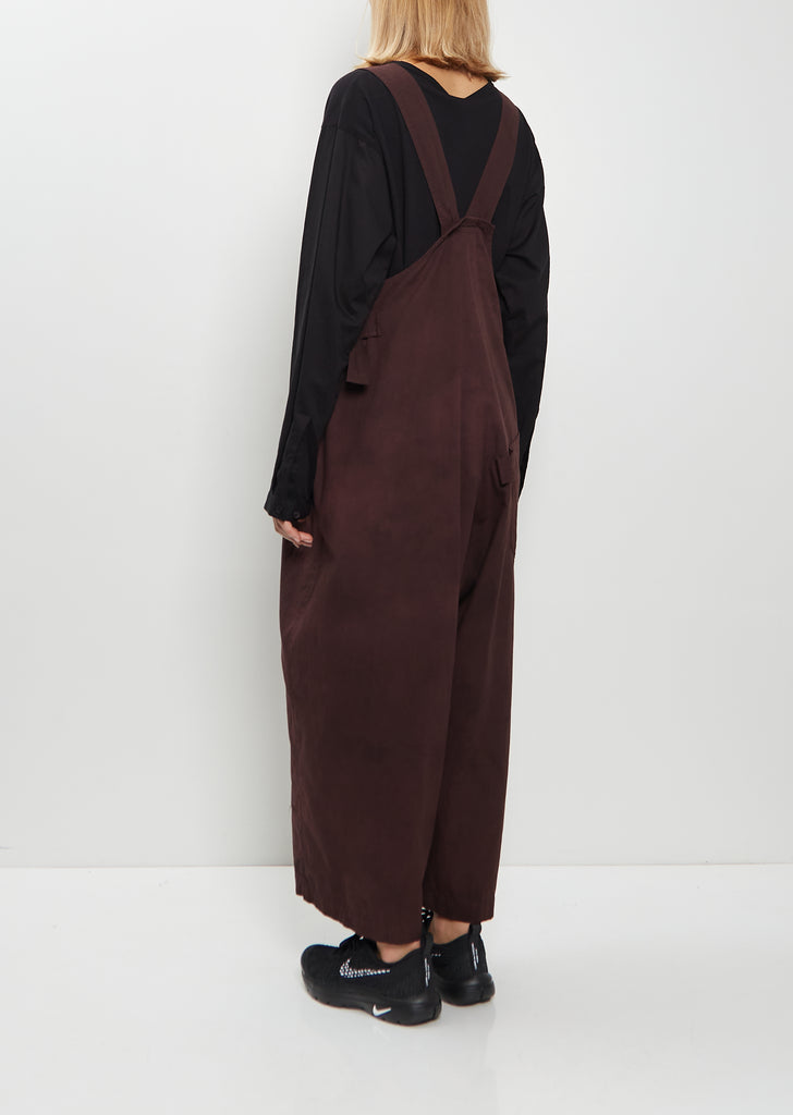 Oversized Cotton Wool Overalls
