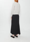 x La Garçonne Helen Marled Cashmere Sweater — Pale Grey