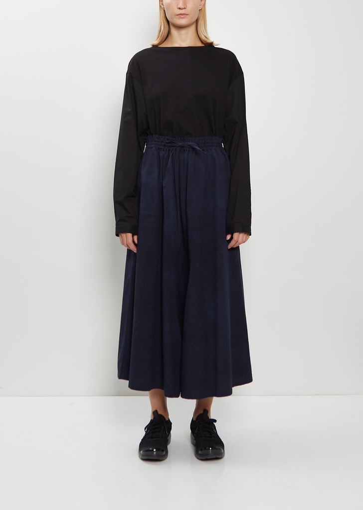 Cotton Wool Gathered Pants