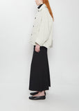 Arranged Padded Taslan Oxford Coat