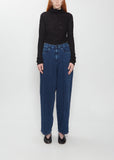 Side Braid Denim Pant