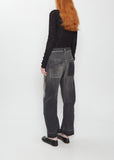 Wide Spotten Denim Pant