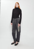 Wide Spotten Denim Pant