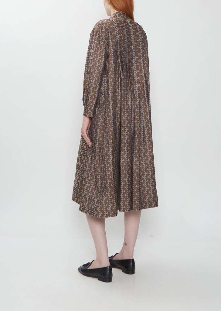 Blow Bloom Cotton Silk Dress