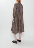 Blow Bloom Cotton Silk Dress
